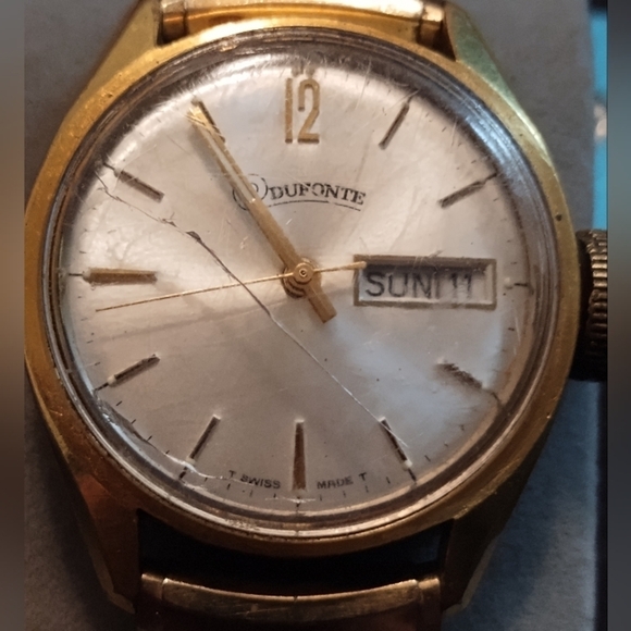 Rare Vintage Dufonte Swiss made watch - Picture 5 of 6